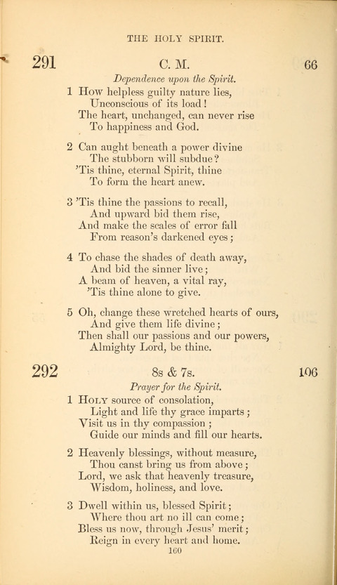 The Baptist Hymn Book page 160