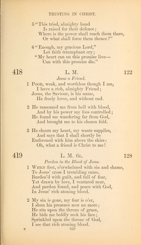 The Baptist Hymn Book page 229