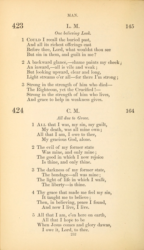 The Baptist Hymn Book page 232