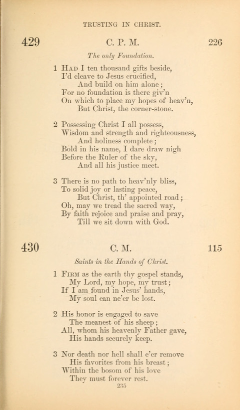 The Baptist Hymn Book page 235