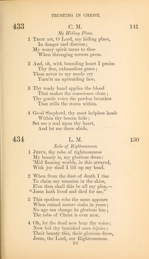 The Baptist Hymn Book page 237