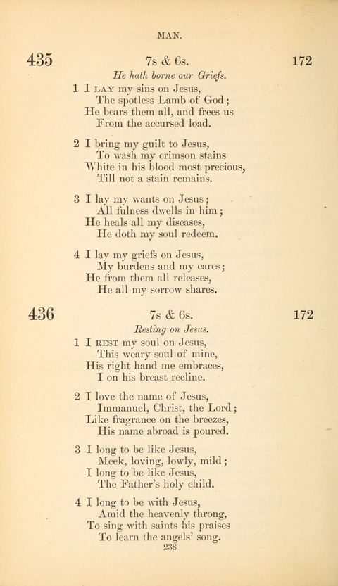 The Baptist Hymn Book page 238