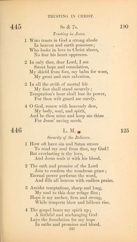 The Baptist Hymn Book page 243