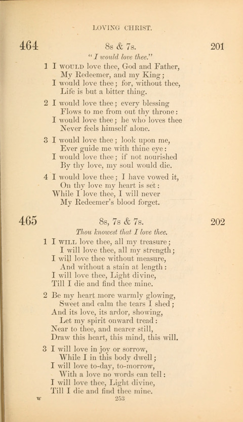 The Baptist Hymn Book page 253