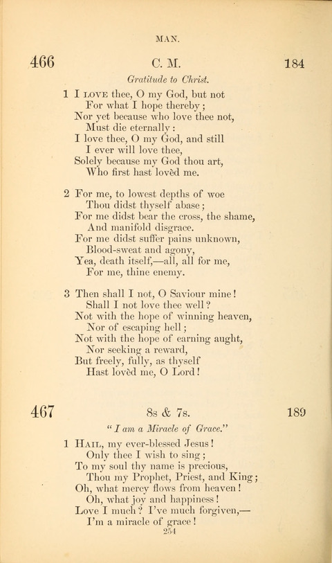 The Baptist Hymn Book page 254