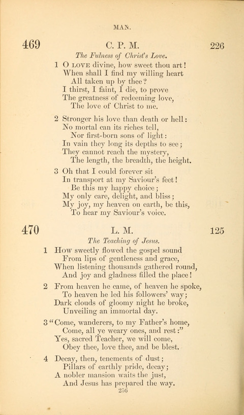 The Baptist Hymn Book page 256