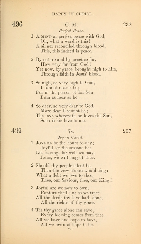 The Baptist Hymn Book page 271