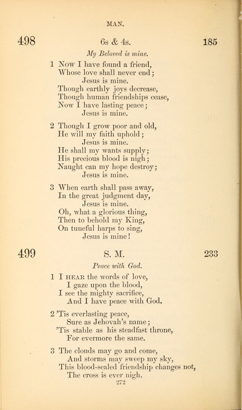 The Baptist Hymn Book page 272