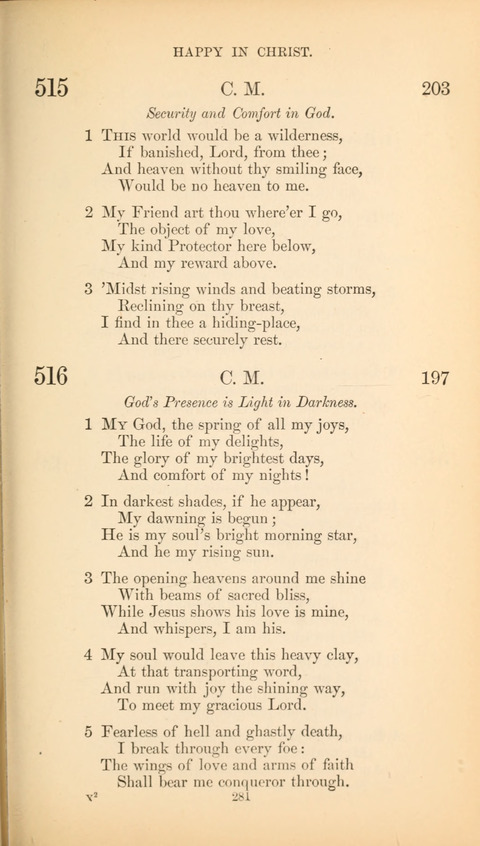 The Baptist Hymn Book page 281