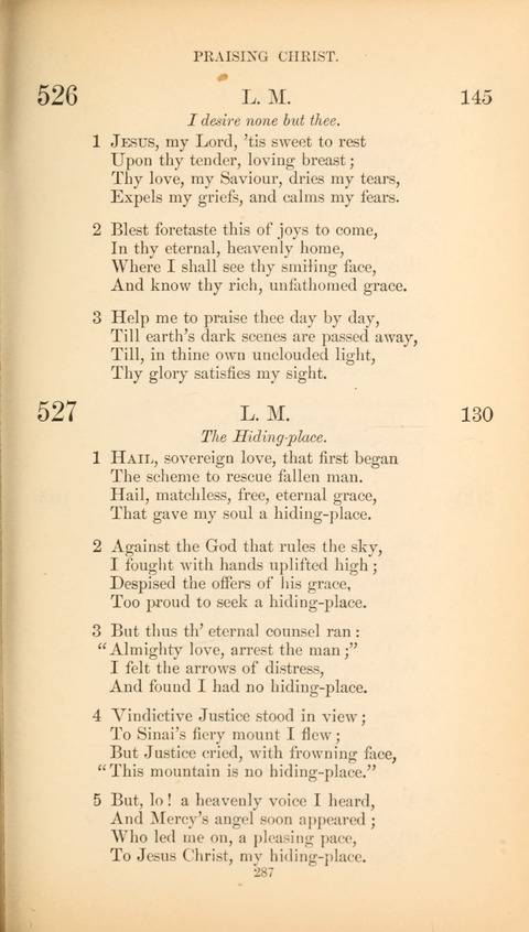 The Baptist Hymn Book page 287