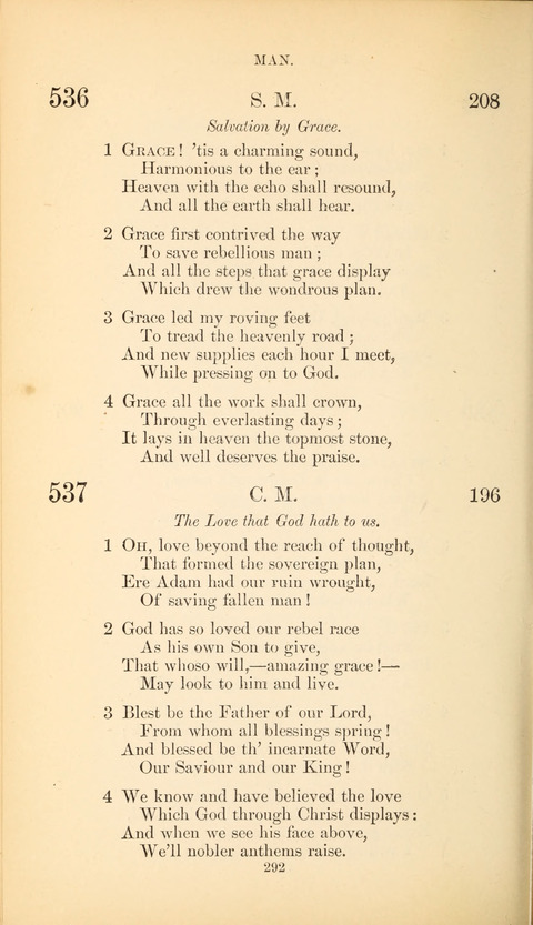 The Baptist Hymn Book page 292