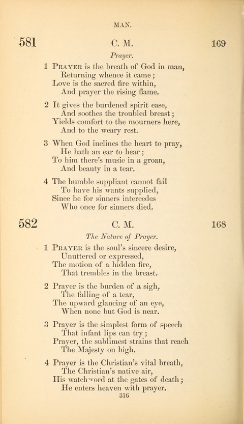 The Baptist Hymn Book page 316