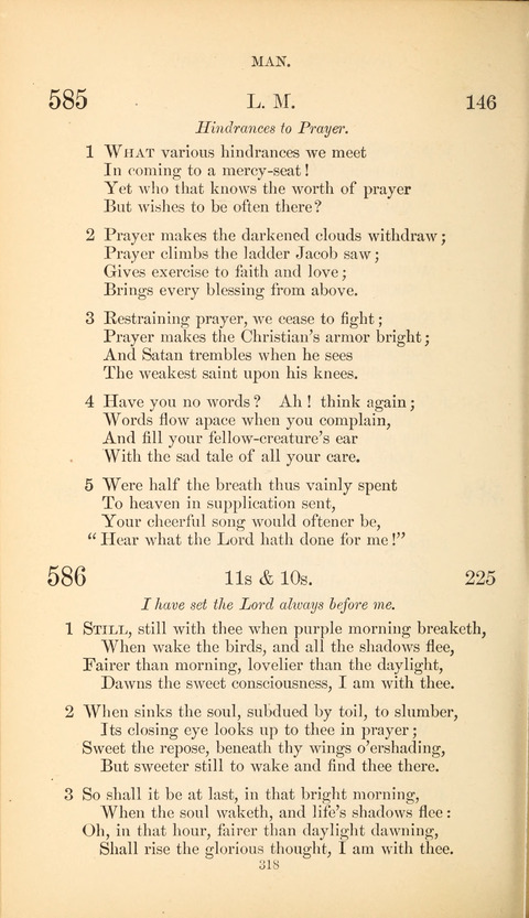 The Baptist Hymn Book page 318