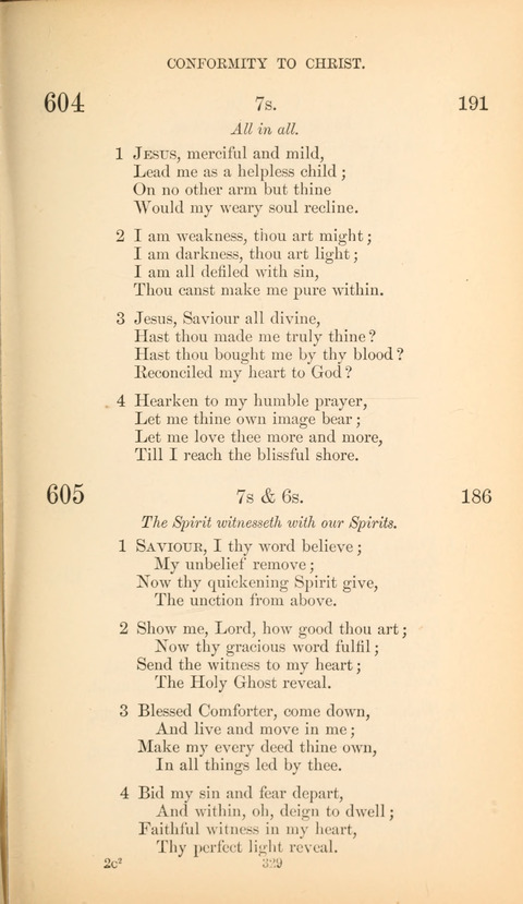 The Baptist Hymn Book page 329