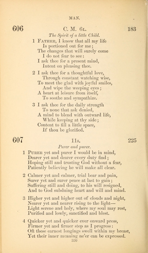 The Baptist Hymn Book page 330