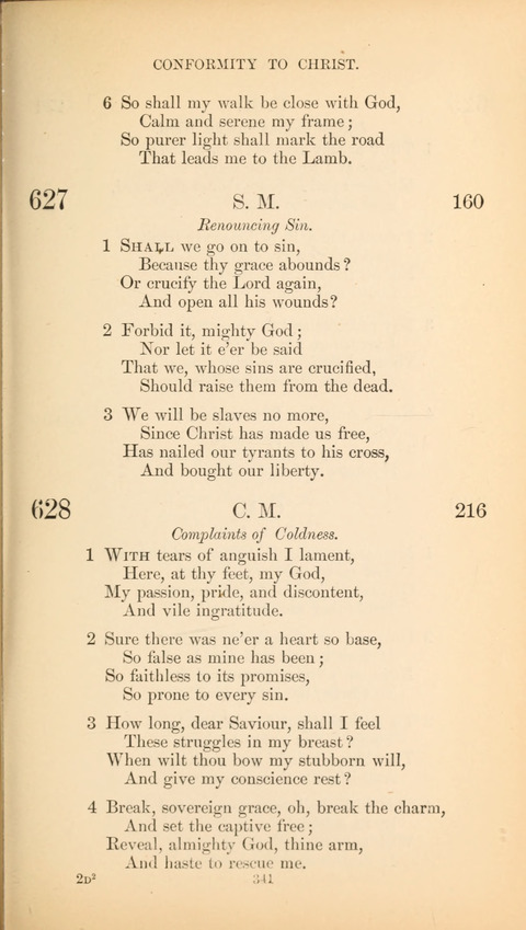 The Baptist Hymn Book page 341