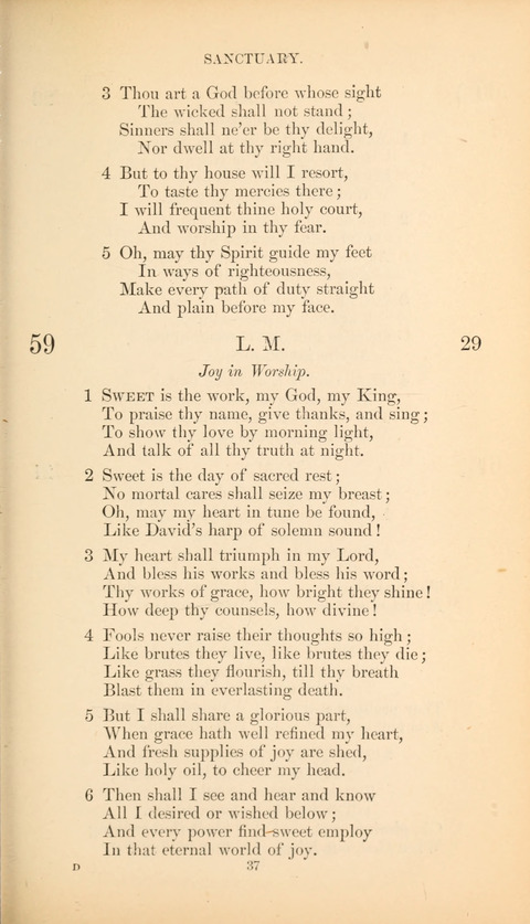 The Baptist Hymn Book page 37