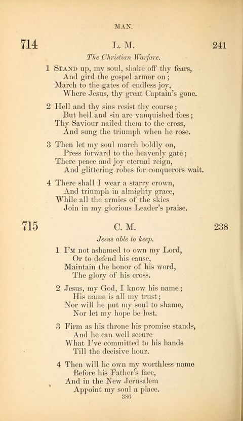 The Baptist Hymn Book page 386