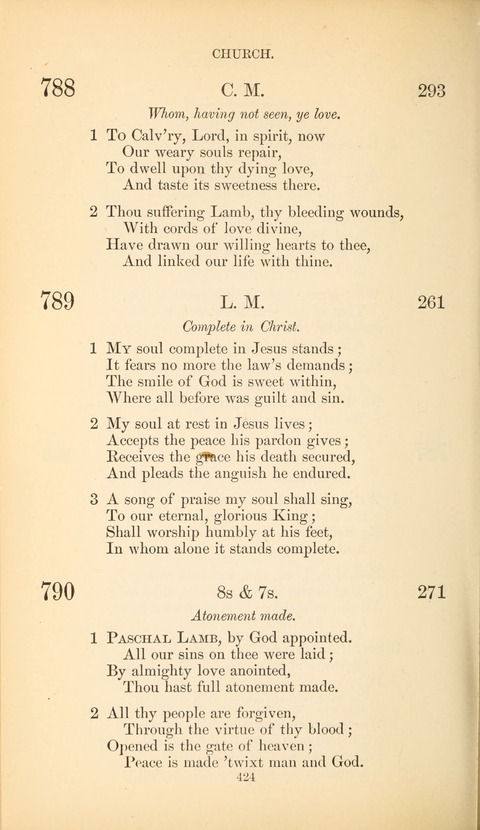 The Baptist Hymn Book page 424