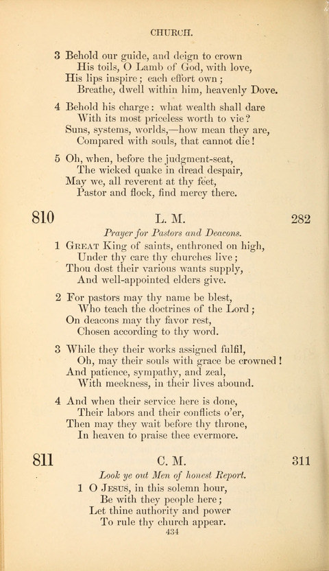 The Baptist Hymn Book page 434