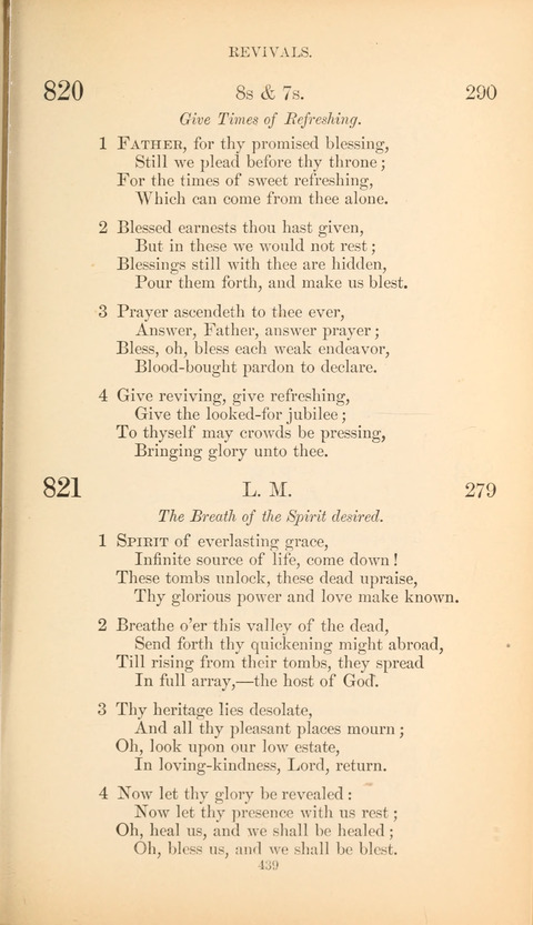 The Baptist Hymn Book page 439