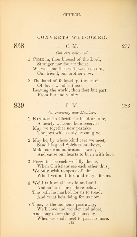 The Baptist Hymn Book page 448