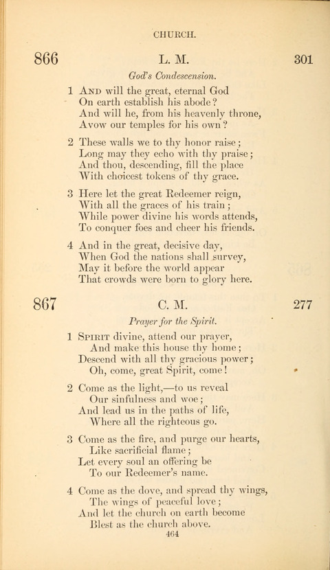 The Baptist Hymn Book page 464