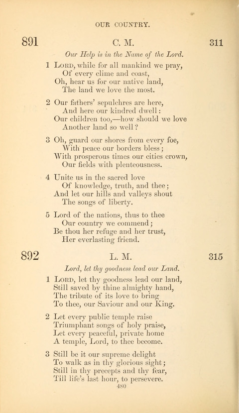 The Baptist Hymn Book page 480