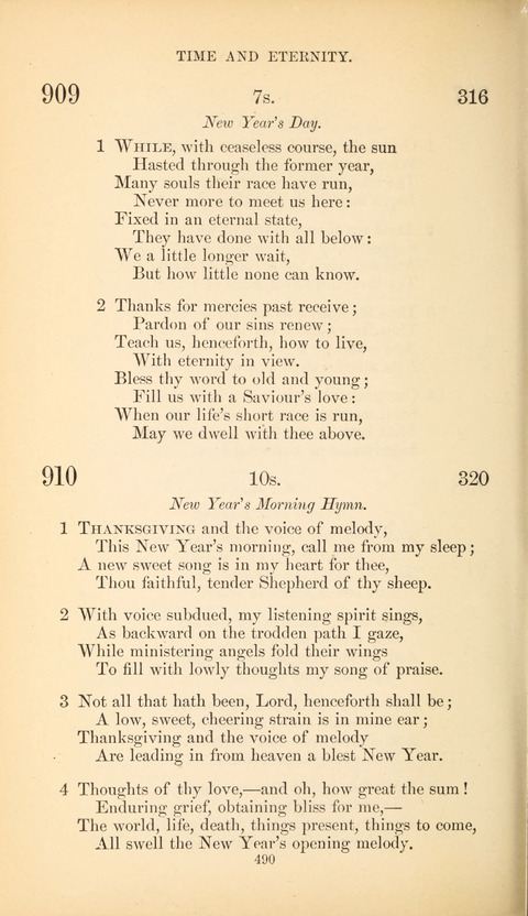 The Baptist Hymn Book page 490