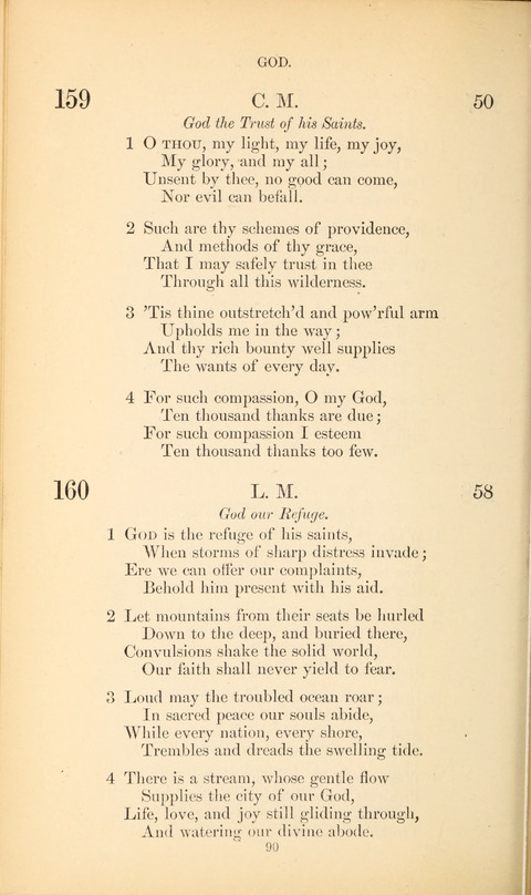 The Baptist Hymn Book page 90