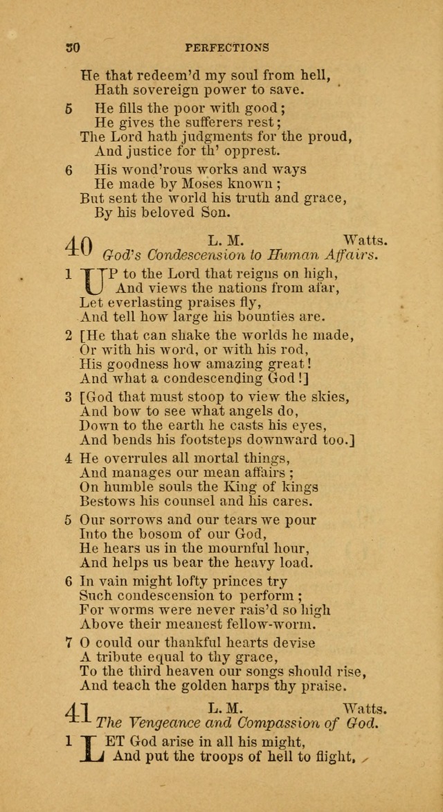 The Baptist Hymn Book: comprising a large and choice collection of psalms, hymns and spiritual songs, adapted to the faith and order of the Old School, or Primitive Baptists (2nd stereotype Ed.) page 30