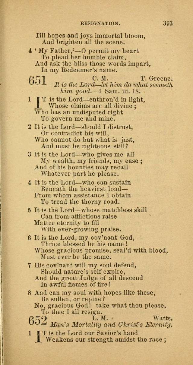 The Baptist Hymn Book: comprising a large and choice collection of psalms, hymns and spiritual songs, adapted to the faith and order of the Old School, or Primitive Baptists (2nd stereotype Ed.) page 395