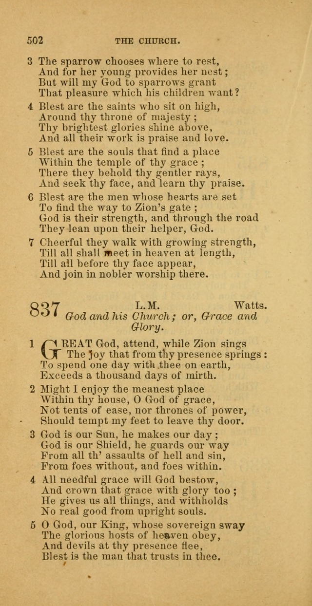 The Baptist Hymn Book: comprising a large and choice collection of psalms, hymns and spiritual songs, adapted to the faith and order of the Old School, or Primitive Baptists (2nd stereotype Ed.) page 504