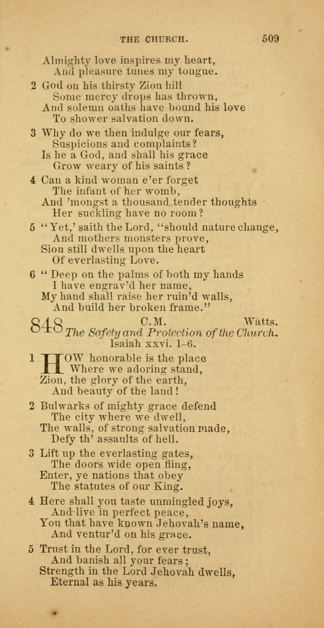 The Baptist Hymn Book: comprising a large and choice collection of psalms, hymns and spiritual songs, adapted to the faith and order of the Old School, or Primitive Baptists (2nd stereotype Ed.) page 511