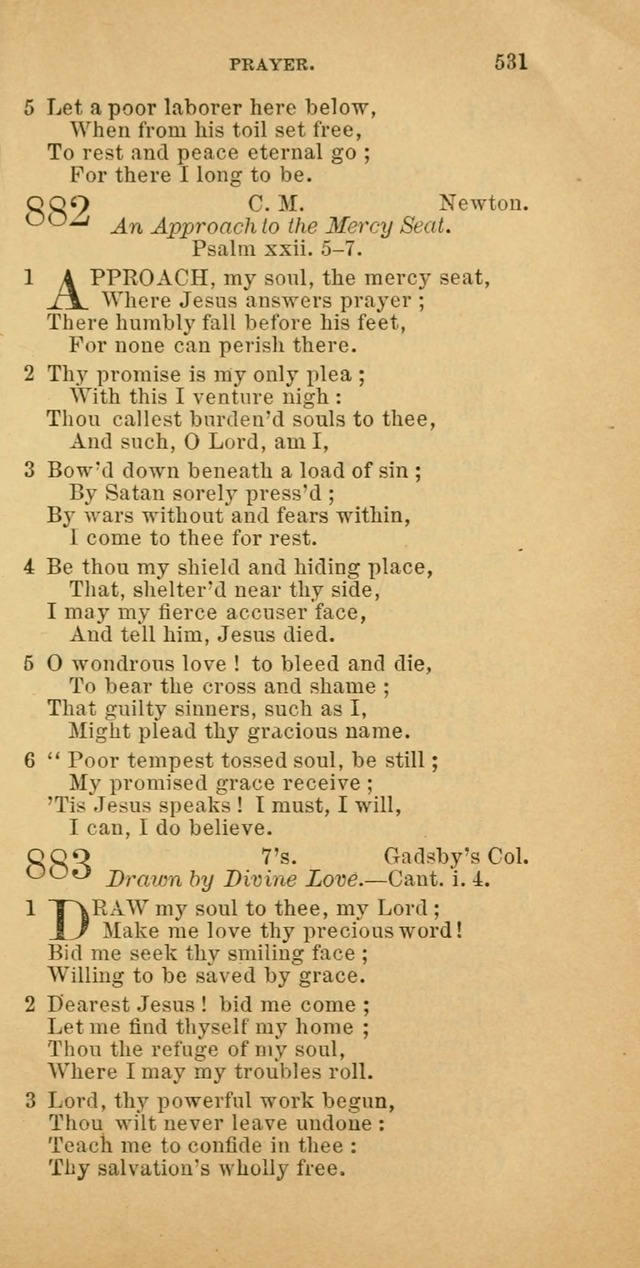 The Baptist Hymn Book: comprising a large and choice collection of psalms, hymns and spiritual songs, adapted to the faith and order of the Old School, or Primitive Baptists (2nd stereotype Ed.) page 533