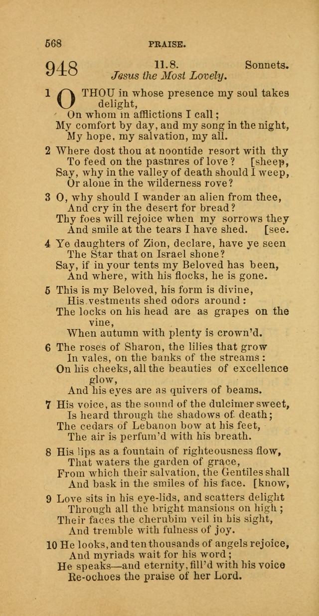 The Baptist Hymn Book: comprising a large and choice collection of psalms, hymns and spiritual songs, adapted to the faith and order of the Old School, or Primitive Baptists (2nd stereotype Ed.) page 570