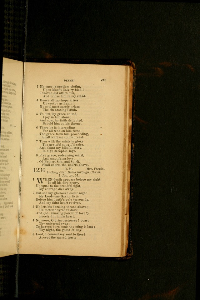 The Baptist Hymn Book: comprising a large and choice collection of psalms, hymns and spiritual songs, adapted to the faith and order of the Old School, or Primitive Baptists (2nd stereotype Ed.) page 733