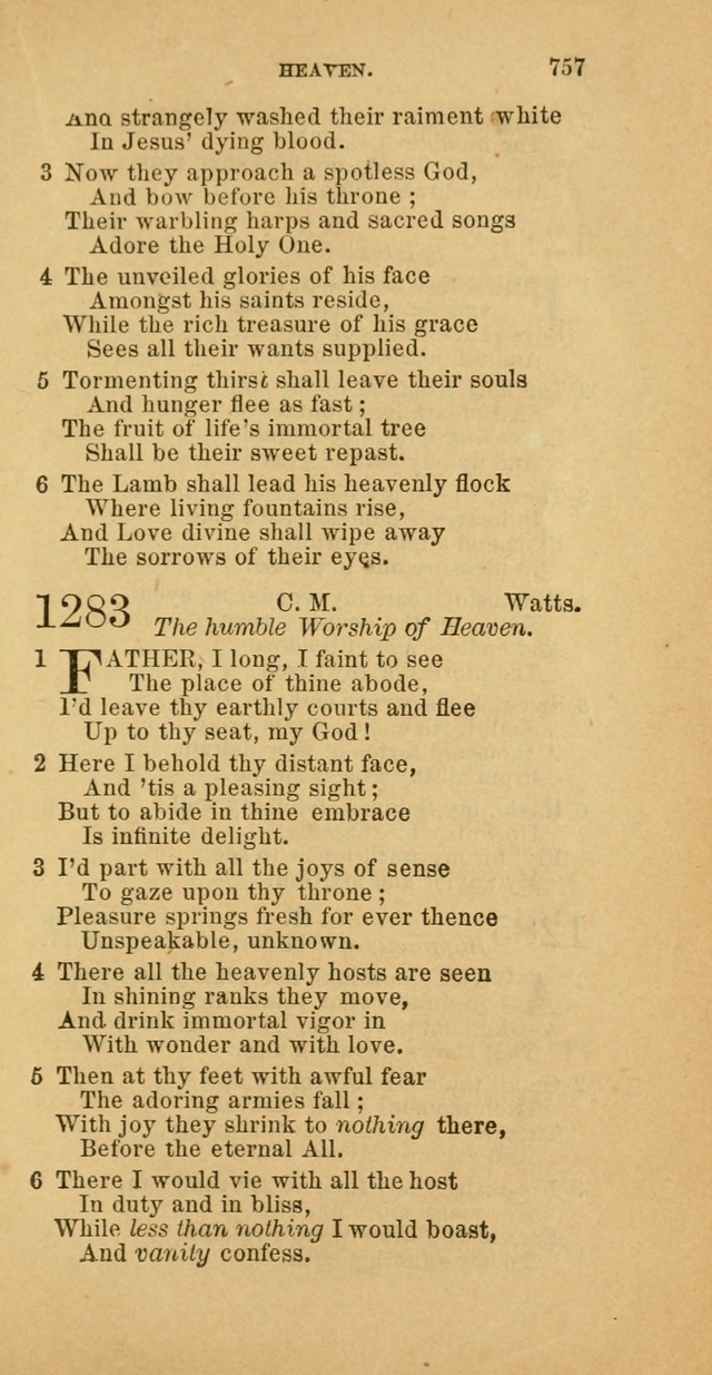 The Baptist Hymn Book: comprising a large and choice collection of psalms, hymns and spiritual songs, adapted to the faith and order of the Old School, or Primitive Baptists (2nd stereotype Ed.) page 761