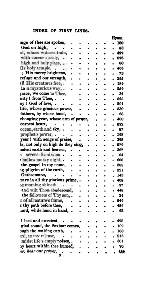 A Book of Hymns for Public and Private Devotion. (10th ed.) page 15