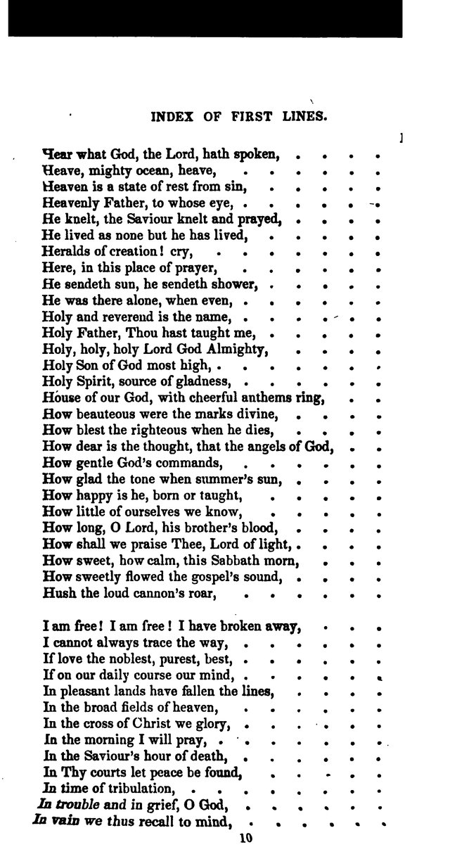 A Book of Hymns for Public and Private Devotion. (10th ed.) page 16