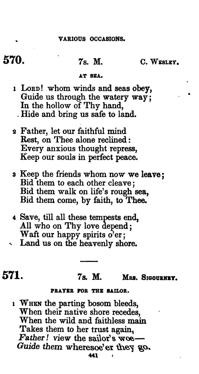 A Book of Hymns for Public and Private Devotion. (10th ed.) page 447