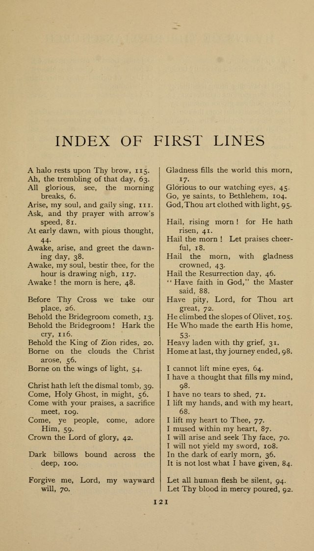 Hymns of the Russian Church: being translations, centos, and suggestions from the Greek office books with an introduction page 121