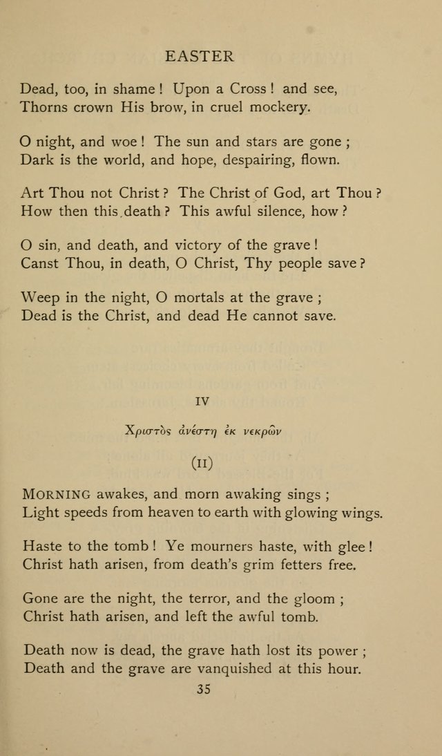 Hymns of the Russian Church: being translations, centos, and suggestions from the Greek office books with an introduction page 35