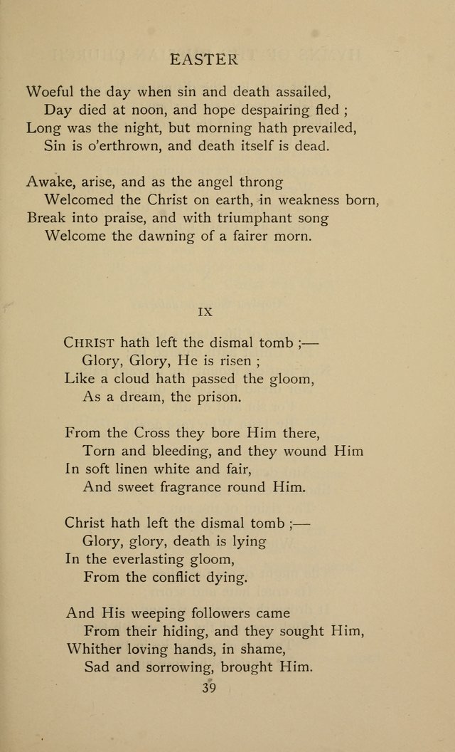 Hymns of the Russian Church: being translations, centos, and suggestions from the Greek office books with an introduction page 39