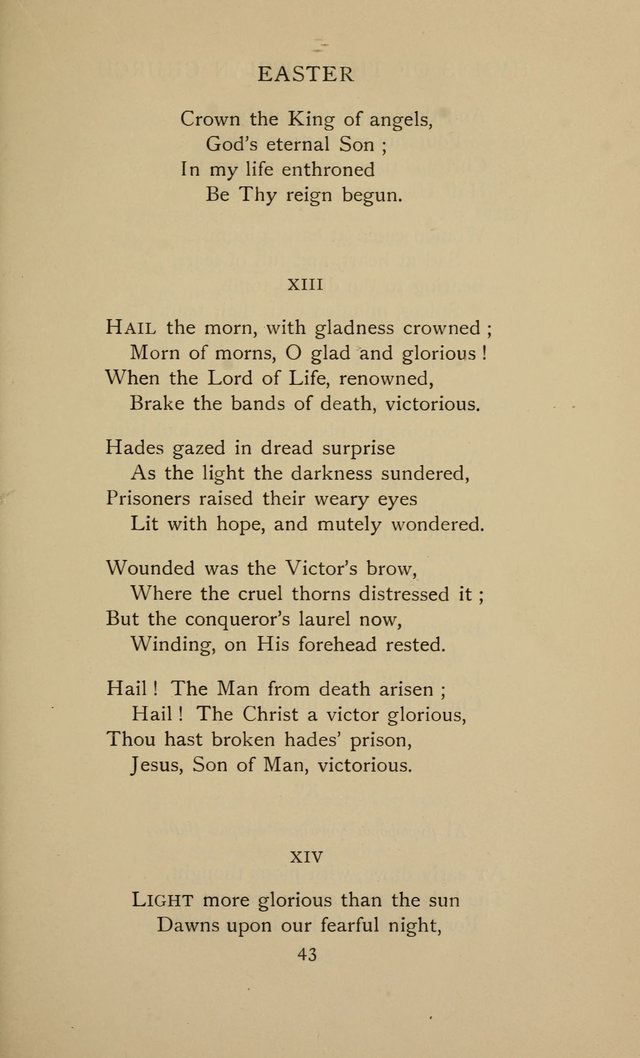 Hymns of the Russian Church: being translations, centos, and suggestions from the Greek office books with an introduction page 43