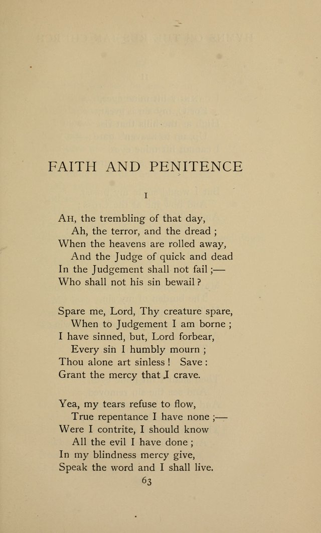 Hymns of the Russian Church: being translations, centos, and suggestions from the Greek office books with an introduction page 63