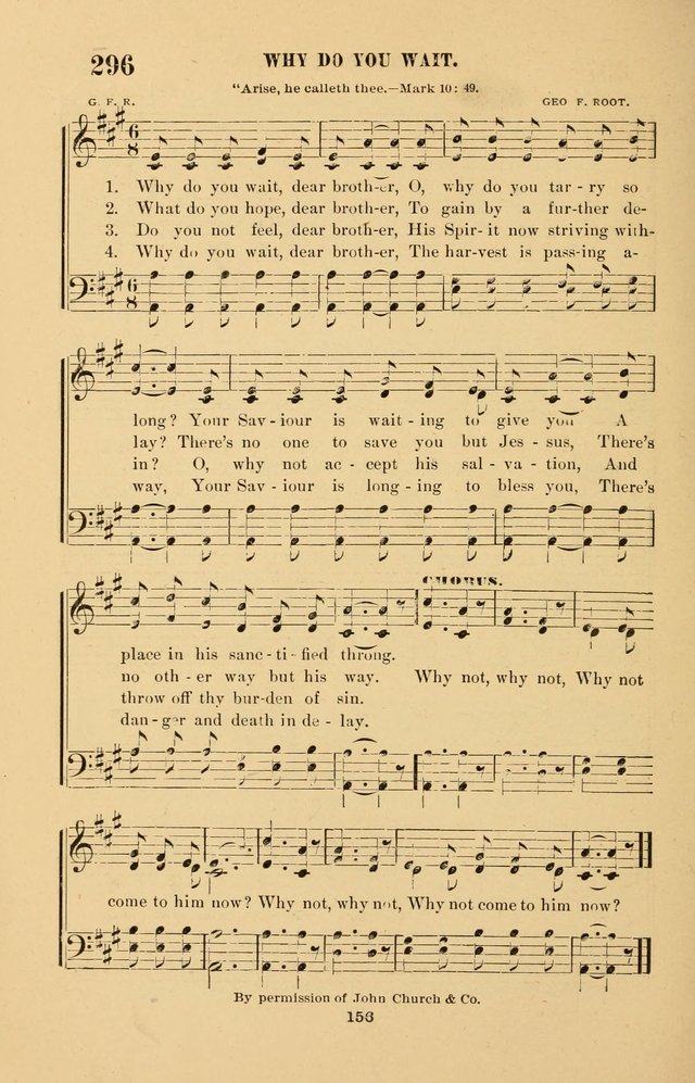 The Brethren Hymnody: with tunes for the sanctuary, Sunday-school, prayer meeting and home circle page 156