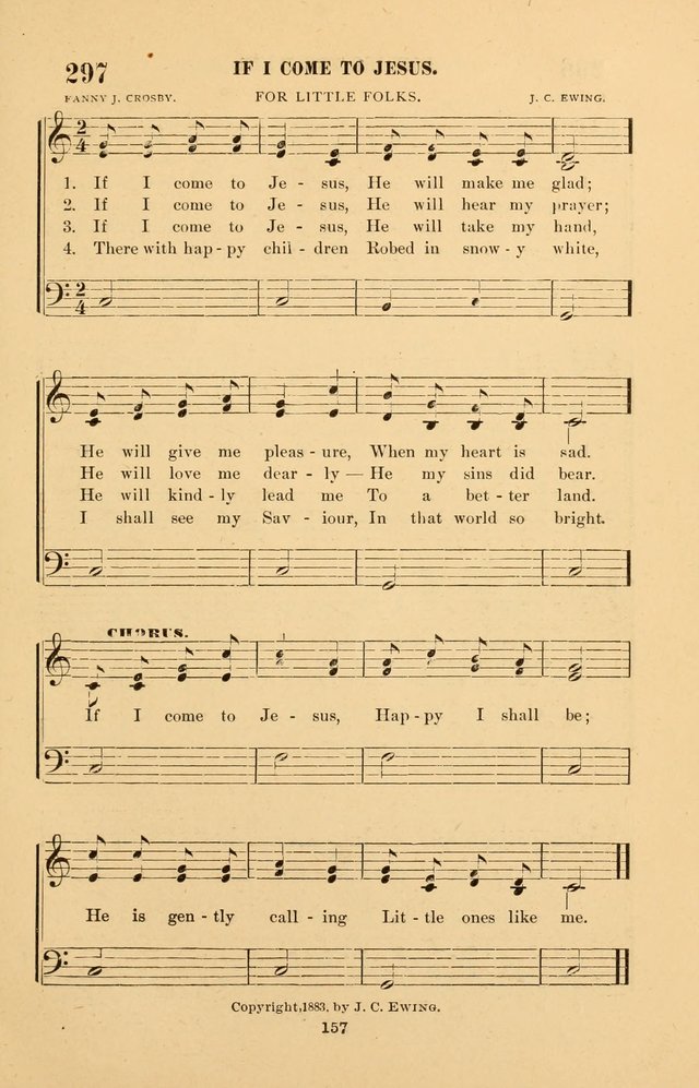 The Brethren Hymnody: with tunes for the sanctuary, Sunday-school, prayer meeting and home circle page 157