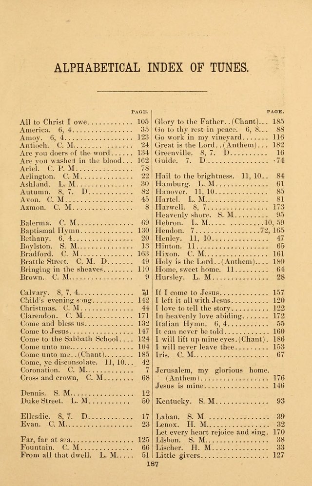 The Brethren Hymnody: with tunes for the sanctuary, Sunday-school, prayer meeting and home circle page 193