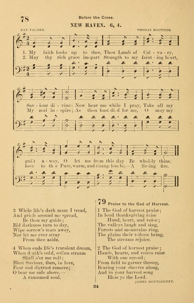 The Brethren Hymnody: with tunes for the sanctuary, Sunday-school, prayer meeting and home circle page 34